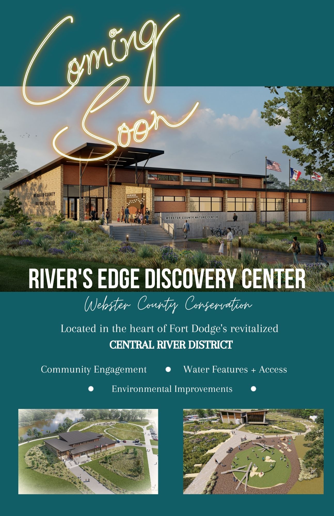 Flier for new conservation discovery center.